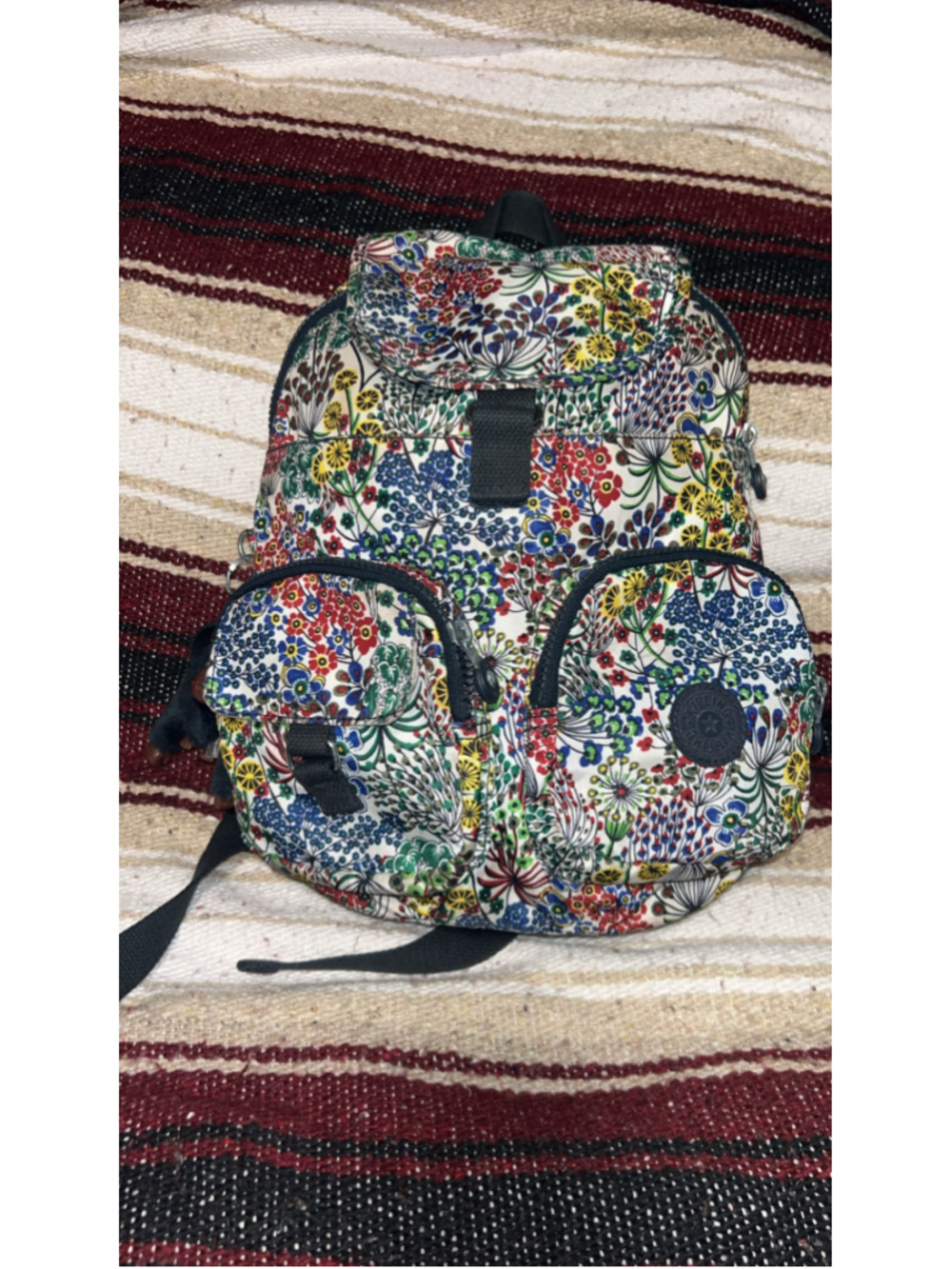 Women's Kipling Floral Print Backpack One Size Multi-color